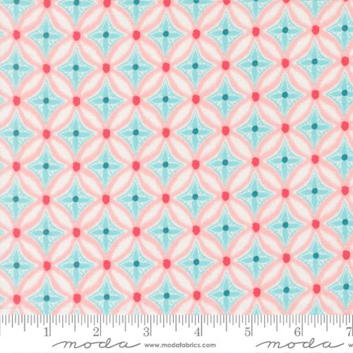 Cotton Reef Medallion Starfish Fabric 44/45 Multi