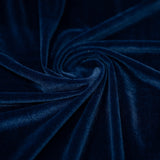 Regal Matte Stretch Velvet Polyester Spandex Fabric - Matte Finish, 4-Way Stretch, 58" Width (1 Yard)