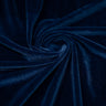 Regal Matte Stretch Velvet Polyester Spandex Fabric - Black, 4-Way Stretch, 58" Width (1 Yard)