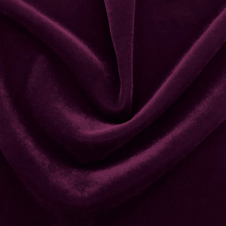 Regal Matte Stretch Velvet Polyester Spandex Fabric - Matte Finish, 4-Way Stretch, 58" Width (1 Yard)