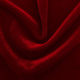 Regal Matte Stretch Velvet Polyester Spandex Fabric - Black, 4-Way Stretch, 58" Width (1 Yard)