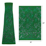 Renaissance Stretch Mesh Sequin Fabric - Royal, White, Champagne, Coral, Red, Burgundy, Green, Navy, Black, 54" Width (1 Yard)