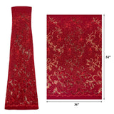 Renaissance Stretch Mesh Sequin Fabric - Royal, White, Champagne, Coral, Red, Burgundy, Green, Navy, Black, 54" Width (1 Yard)
