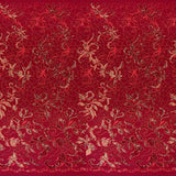 Renaissance Stretch Mesh Sequin Fabric - Royal, White, Champagne, Coral, Red, Burgundy, Green, Navy, Black, 54" Width (1 Yard)