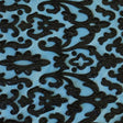 Embroidered Mesh Black Fabric