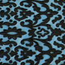 Renee Embroidered Mesh Polyester Spandex Fabric - Embroidered Pleather, 54" Cut Width, 50" Usable Width, 180 Gsm (1 Yard)