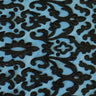 Renee Embroidered Mesh Polyester Spandex Fabric - Embroidered Pleather, 54" Cut Width, 50" Usable Width, 180 Gsm (1 Yard)