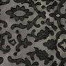 Embroidered Mesh Black Fabric