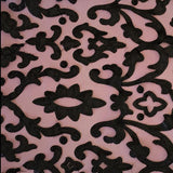 Renee Embroidered Mesh Polyester Spandex Fabric - Embroidered Pleather, 54" Cut Width, 50" Usable Width, 180 Gsm (1 Yard)