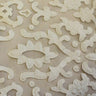 Renee Embroidered Mesh Polyester Spandex Fabric - Embroidered Pleather, 54" Cut Width, 50" Usable Width, 180 Gsm (1 Yard)