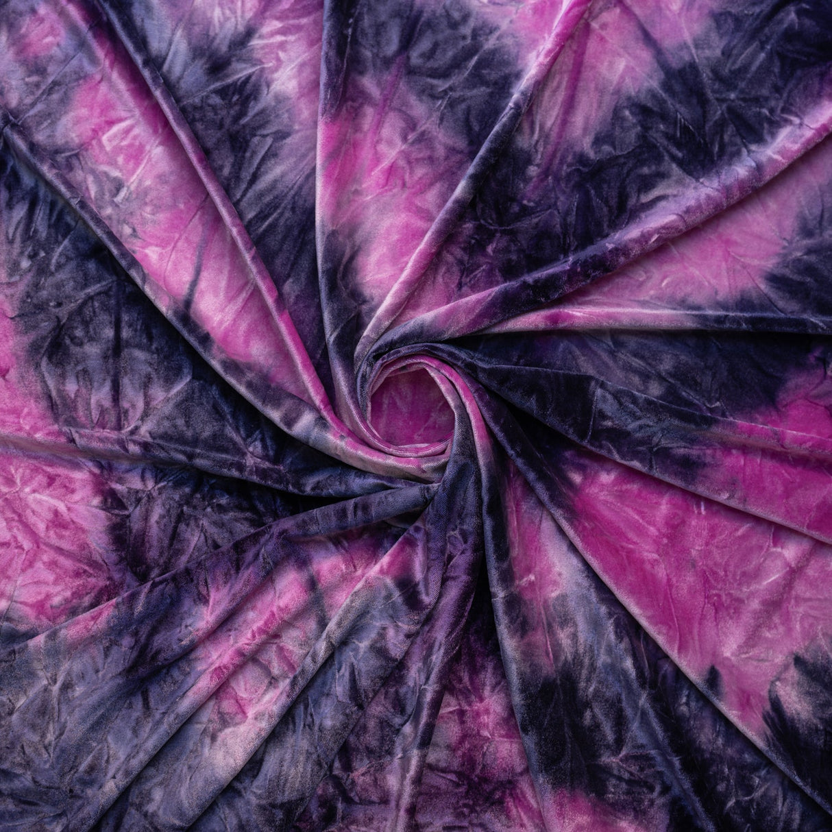 Tie Dyed Stretch Velvet