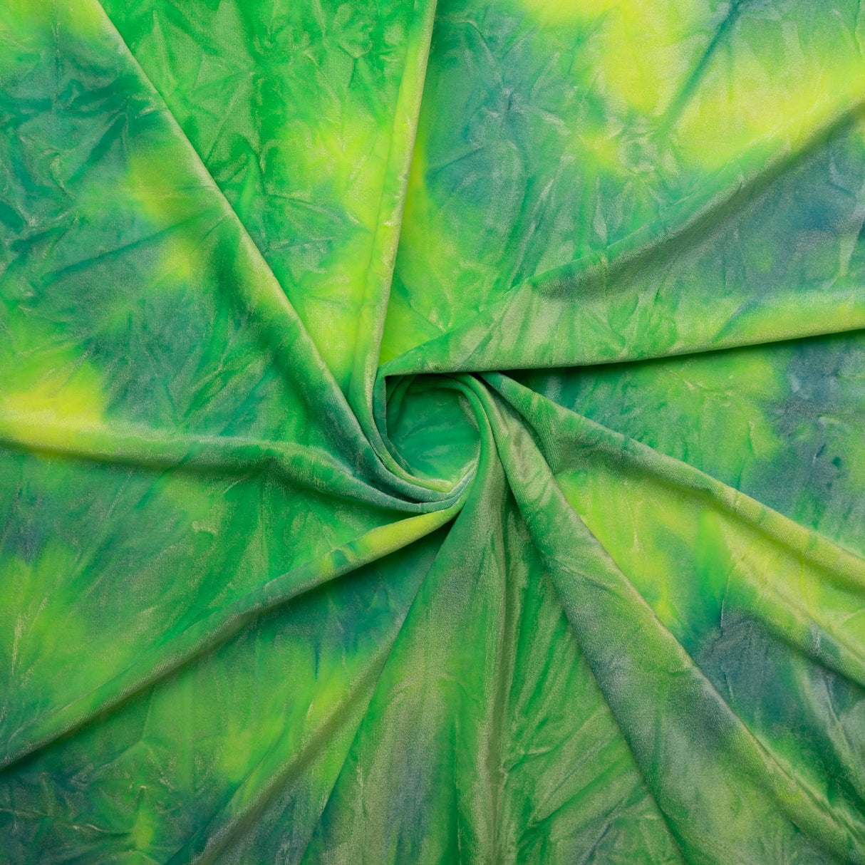 Tie Dyed Stretch Velvet