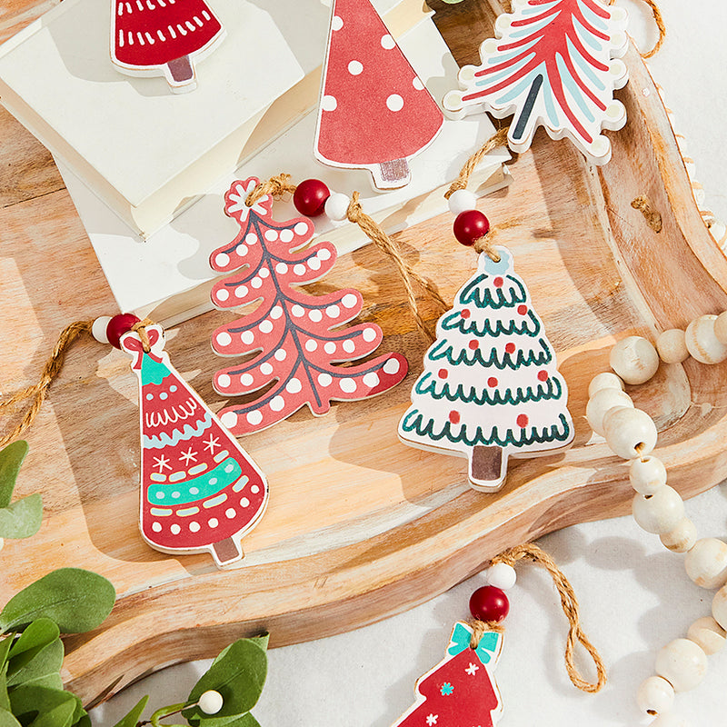 5” Wooden Christmas Tree Ornament