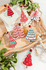 5” Wooden Christmas Tree Ornament