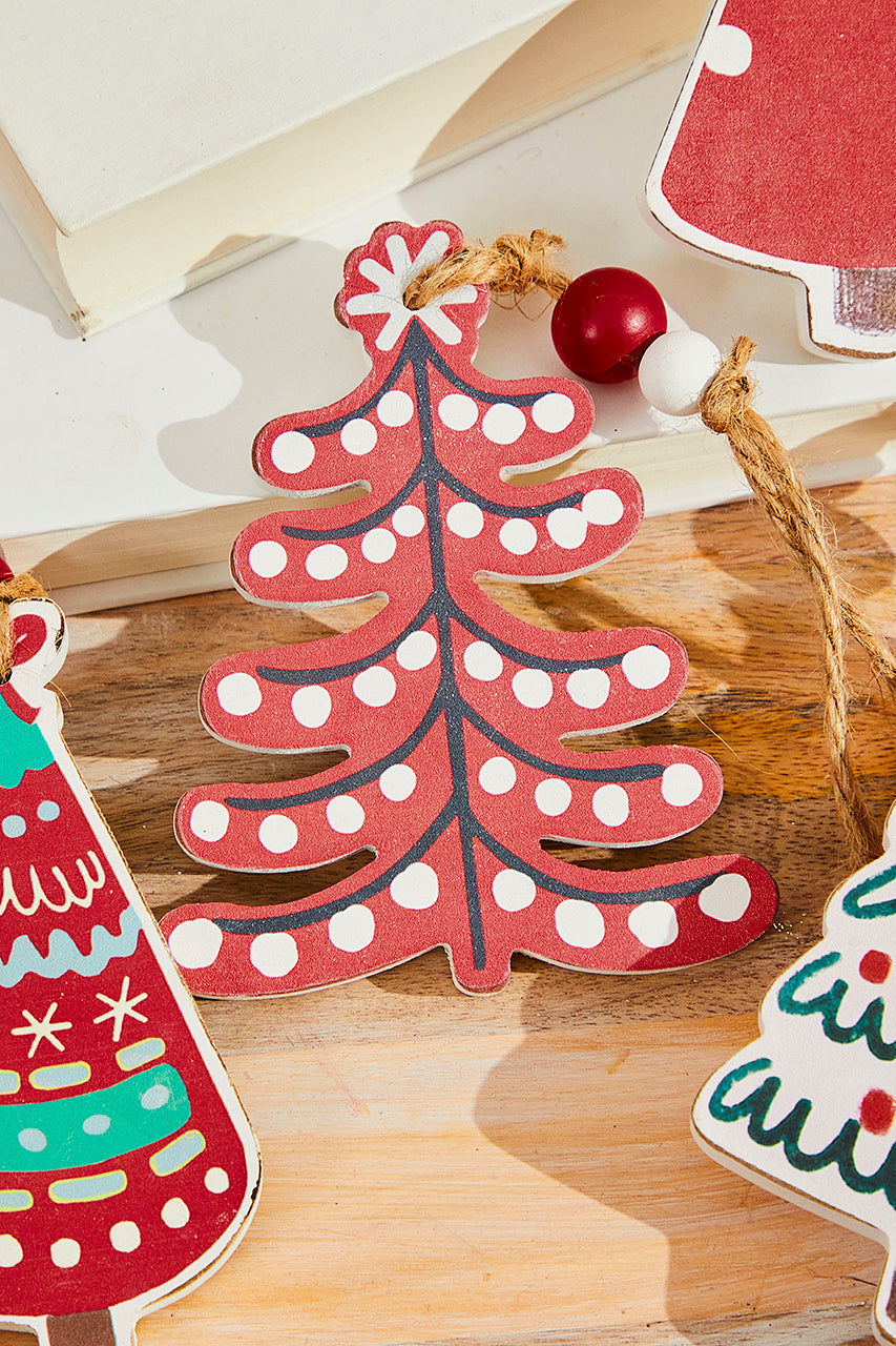 5” Wooden Christmas Tree Ornament