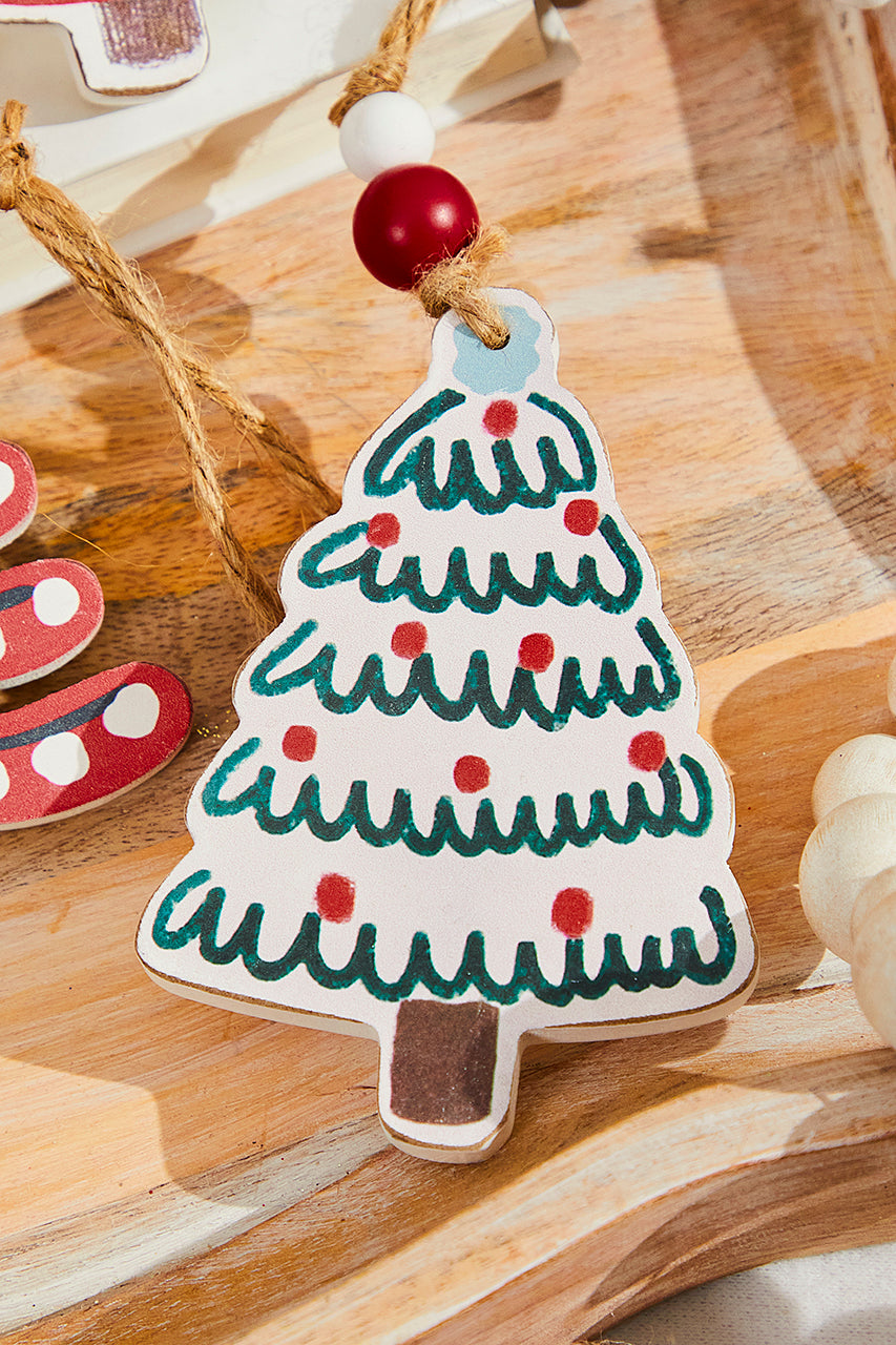 5” Wooden Christmas Tree Ornament