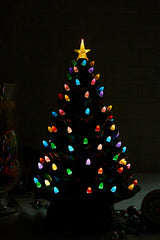 18" Nostalgic Ceramic Christmas Tree, Green