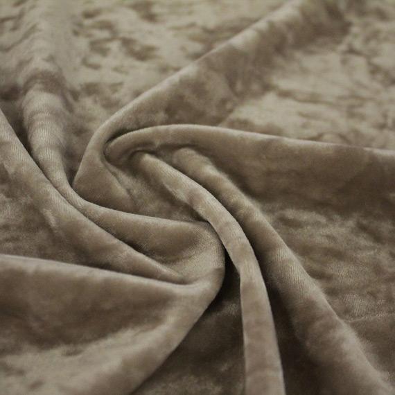 Revival Crushed Stretch Velvet Fabric - 4-Way Stretch, 56" Width, Assorted Colors (1 Yard)