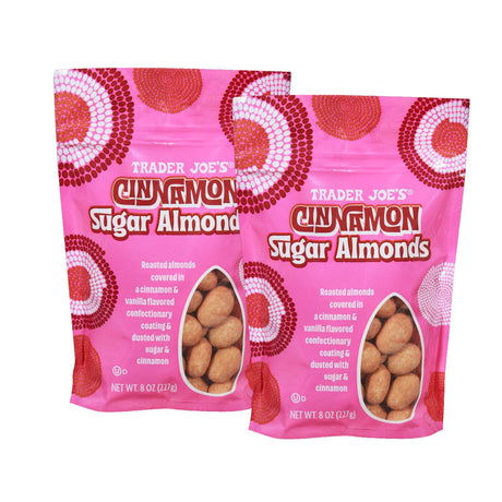 Cinnamon Sugar Almonds 8 Oz