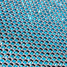 Rhinestone Aluminum Scale Mesh Fabric