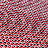 Rhinestone Aluminum Scale Mesh Fabric - Iridescent, Scale Pattern, 21" X 62" (1 Piece)
