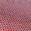 Rhinestone Aluminum Scale Mesh Fabric