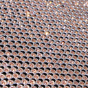 Rhinestone Aluminum Scale Mesh Fabric - Iridescent, Scale Pattern, 21" X 62" (1 Piece)