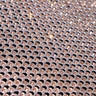 Rhinestone Aluminum Scale Mesh Fabric