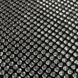 Sequin Lurex Stretch Fabric Black
