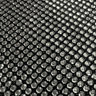 Sequin Lurex Stretch Fabric Black