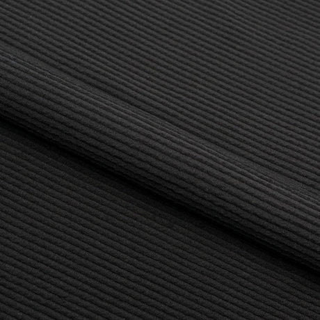 Rib Knit Polyester Rayon Spandex Fabric - Solid, 51" Width, 4-Way Stretch (1 Yard)