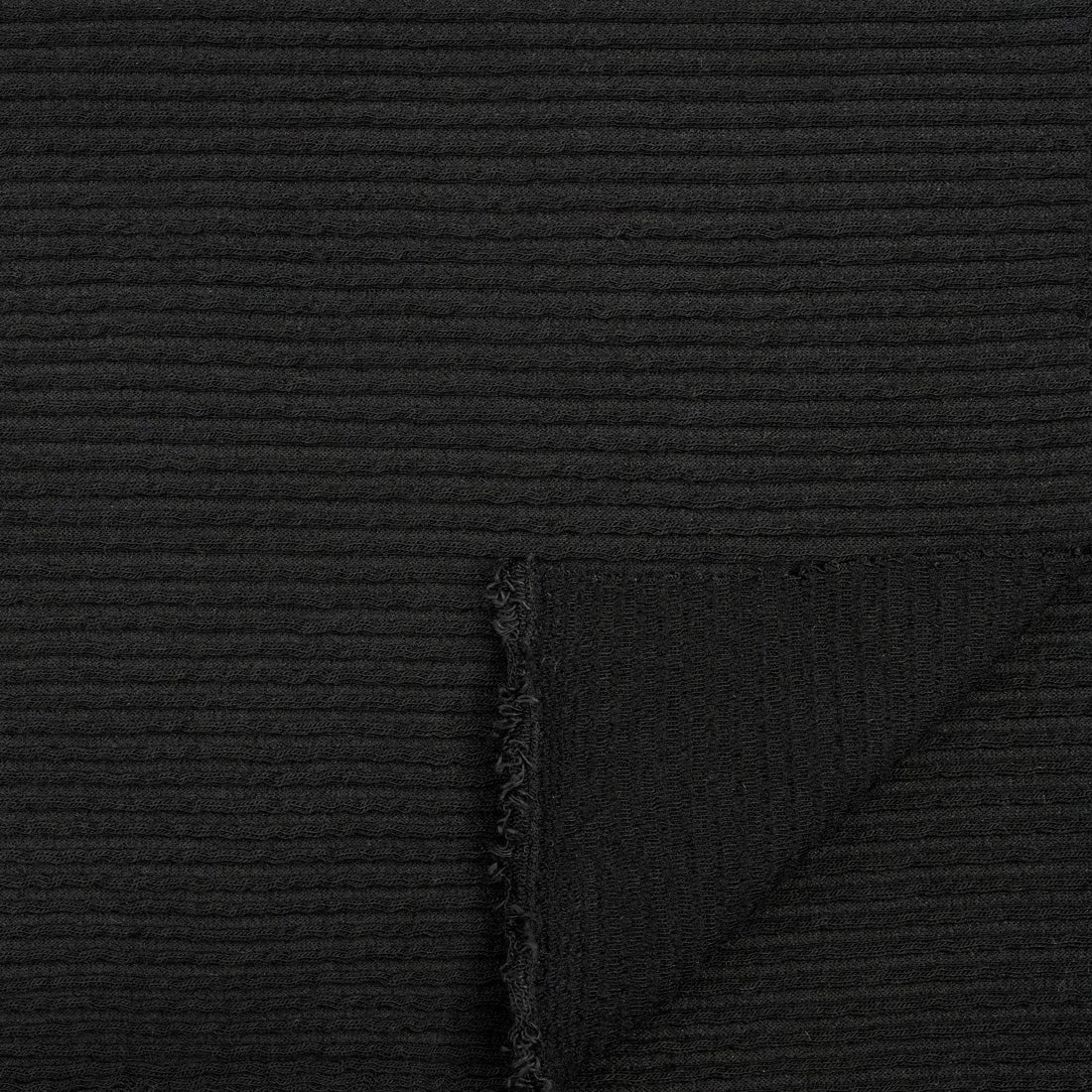 Rib Knit Polyester Rayon Spandex Fabric - Solid, 51" Width, 4-Way Stretch (1 Yard)