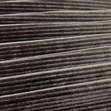 Ribbed Velvet Spandex Fabric - Black, Butterscotch, Espresso, Fig, Poseidon Blue, 54" Width (1 Yard)