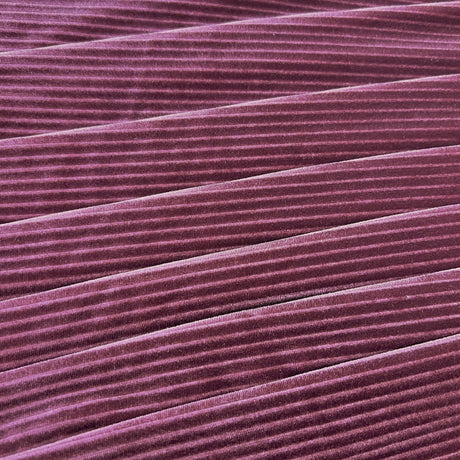 Ribbed Velvet Spandex Fabric - Black, Butterscotch, Espresso, Fig, Poseidon Blue, 54" Width (1 Yard)