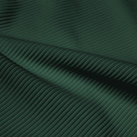 Ribbed Spandex Polyester Spandex Fabric - Ribbed Texture, 54" Width, 4-Way Stretch (1 Yard)