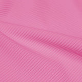 Ribbed Spandex Polyester Spandex Fabric - Ribbed Texture, 54" Width (1 Yard)
