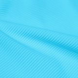 Ribbed Spandex Polyester Spandex Fabric - Ribbed Texture, 54" Width (1 Yard)