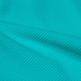 Ribbed Spandex Polyester Spandex Fabric - Ribbed Texture, 54" Width (1 Yard)