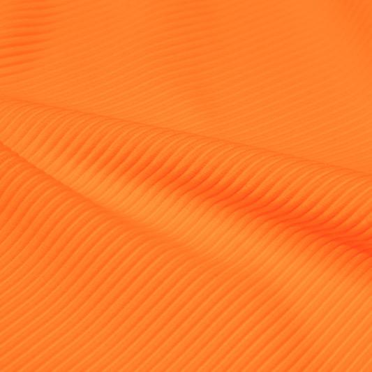 Ribbed Spandex Polyester Spandex Fabric - Ribbed Texture, 54" Width, 4-Way Stretch (1 Yard)
