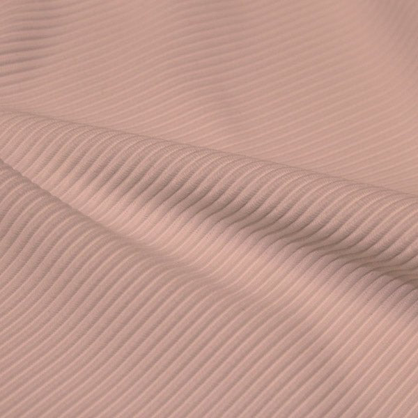Ribbed Spandex Polyester Spandex Fabric - Ribbed Texture, 54" Width, 4-Way Stretch (1 Yard)