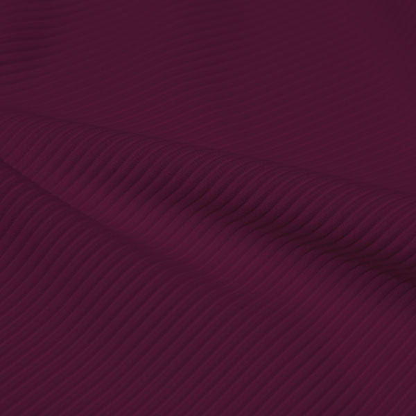 Ribbed Spandex Polyester Spandex Fabric - Ribbed Texture, 54" Width (1 Yard)