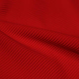 Ribbed Spandex Polyester Spandex Fabric - Ribbed Texture, 54" Width (1 Yard)