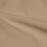 Ribbed Spandex Polyester Spandex Fabric - Ribbed Texture, 54" Width, 4-Way Stretch (1 Yard)