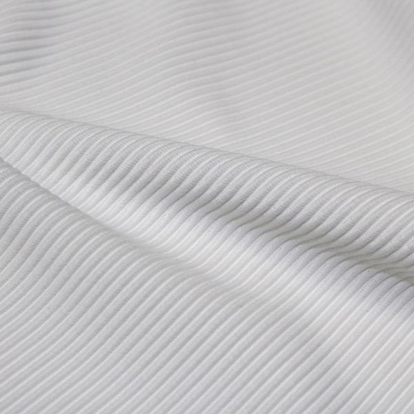 Ribbed Spandex Polyester Spandex Fabric - Ribbed Texture, 54" Width, 4-Way Stretch (1 Yard)