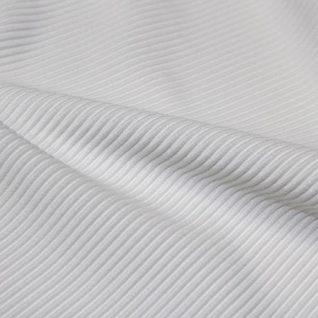 Ribbed Spandex Polyester Spandex Fabric - Ribbed Texture, 54" Width, 4-Way Stretch (1 Yard)