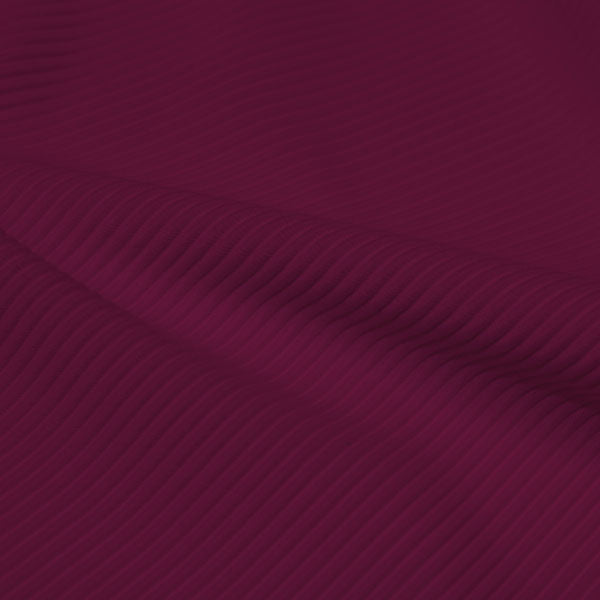 Ribbed Spandex Polyester Spandex Fabric - Ribbed Texture, 54" Width (1 Yard)