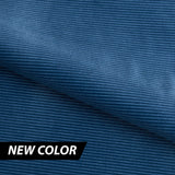Ribbed Velvet Spandex Fabric - Black, Butterscotch, Espresso, Fig, Poseidon Blue, 54" Width (1 Yard)