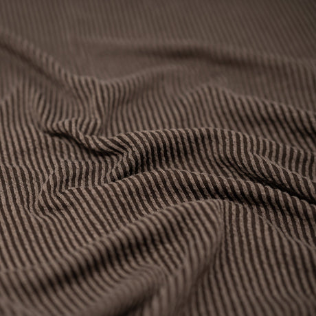 Rib Knit Polyester Rayon Spandex Fabric - Solid, 51" Width, 4-Way Stretch (1 Yard)