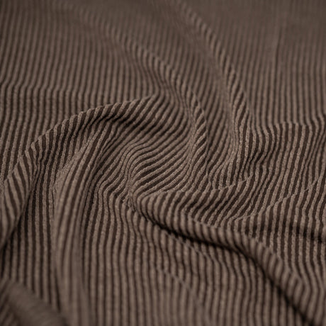 Rib Knit Polyester Rayon Spandex Fabric - Solid, 51" Width, 4-Way Stretch (1 Yard)