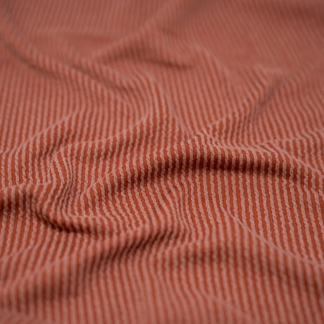 Rib Knit Polyester Rayon Spandex Fabric - Poseidon Blue, 4-Way Stretch, 51" Width (1 Yard)